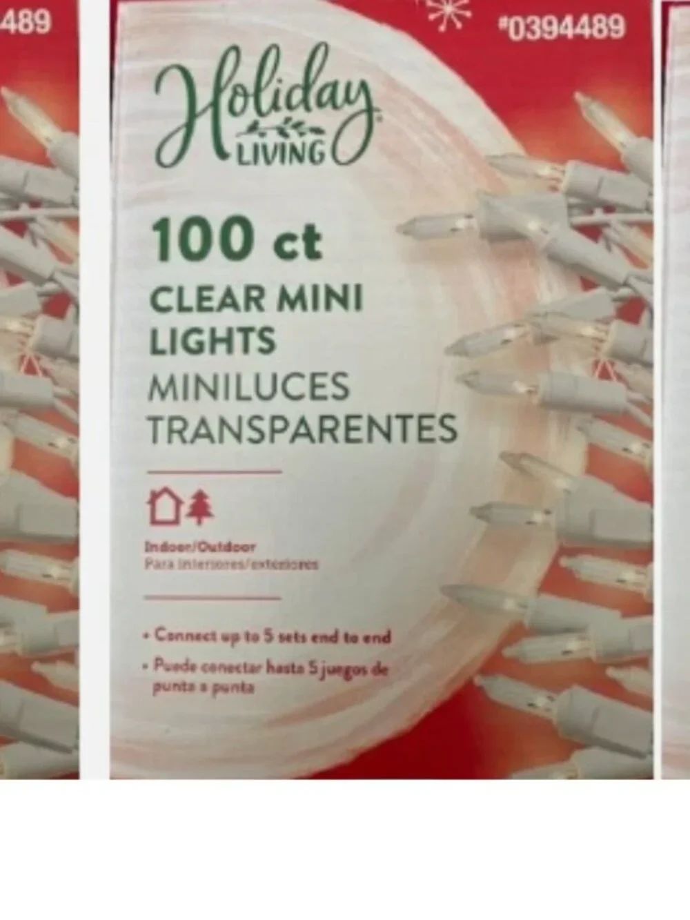 3 Boxes Holiday Living 100 clearmini lights Christmas Holiday White Wire Wedding
